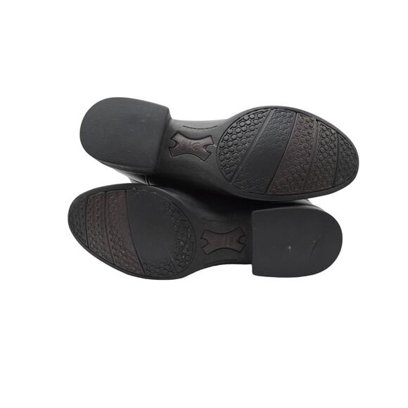 Ariat Men's Black Leather Roper Western Boots Sz 13EE WIDE Gentle Wear - Picture 8 of 10